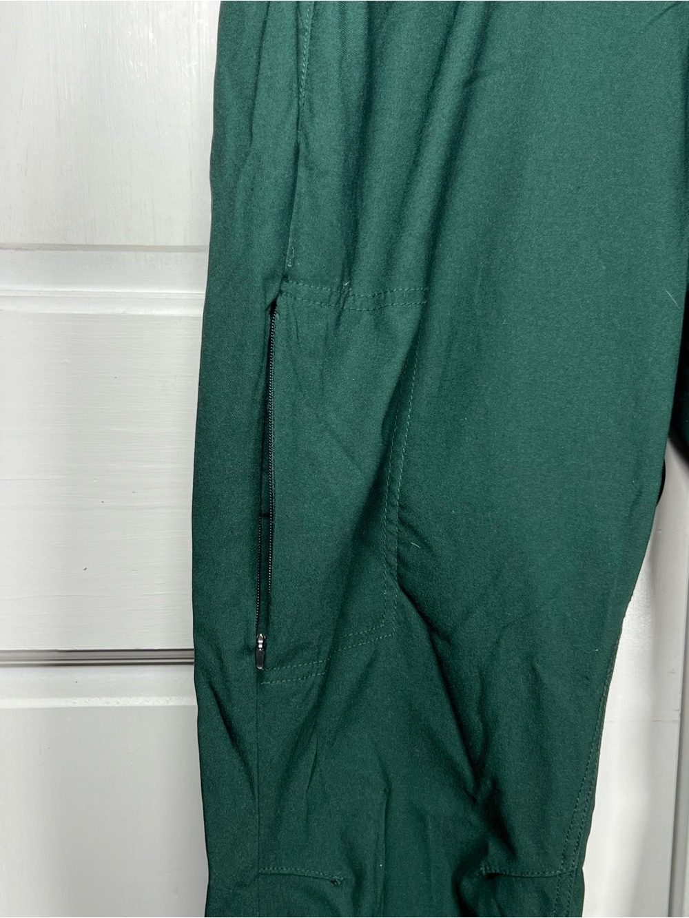 PRANA Halle II Pants Women Hybrid Roll Up Straight Leg Outdoors Spruce Green 8TL - Picture 8 of 10